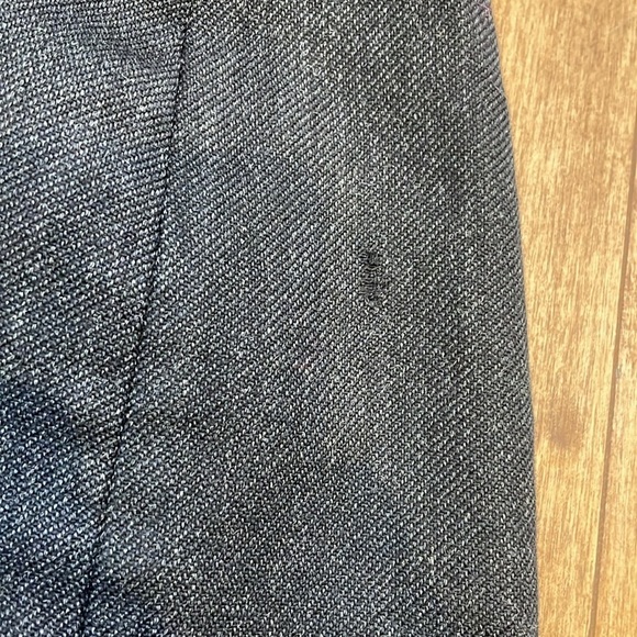 Marni wool skirt XS (38) short peplum dark gray zipper Italian high waisted - Picture 9 of 12